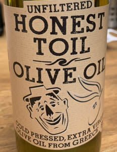 Honest Toil Extra Virgin Olive Oil 500ml